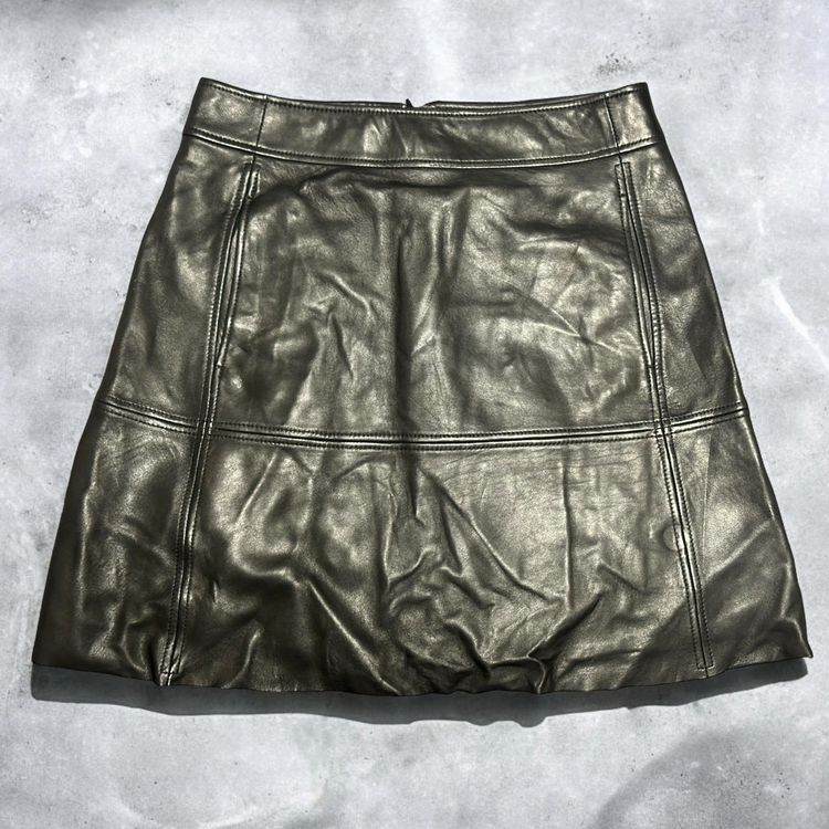 H&M Mini-jupe Dames T 38 noir-kaki-blanc style décontracté
