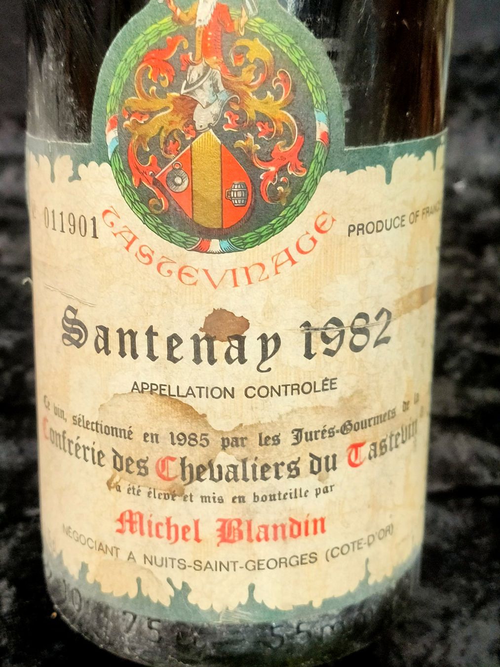 Vino: SANTENAY 1982 – Nuovo (secondo la descrizione) da Genève venduto da Leboucheoreilles 4