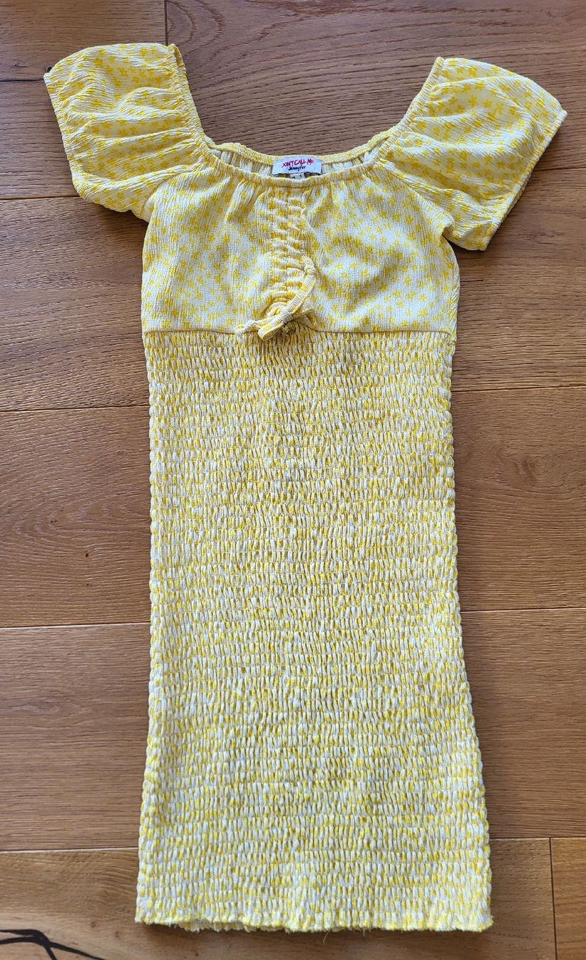 Vestiti & Gonne: Robe d'été jaune à fleurs - Taille S Jennyfer – Nuovo (secondo la descrizione) da Courroux venduto da Belleange