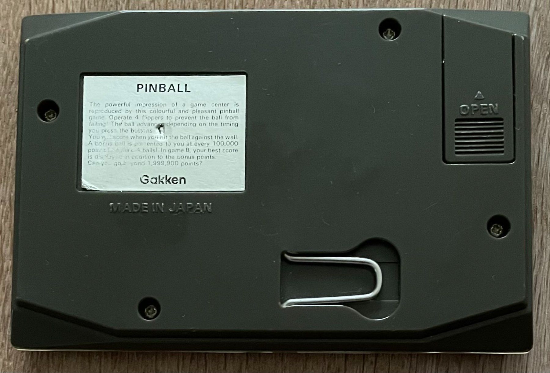 game&watch Console: Pinball Gakken LCD-Spiel – Usato da bonstetten venduto da sepia05 1