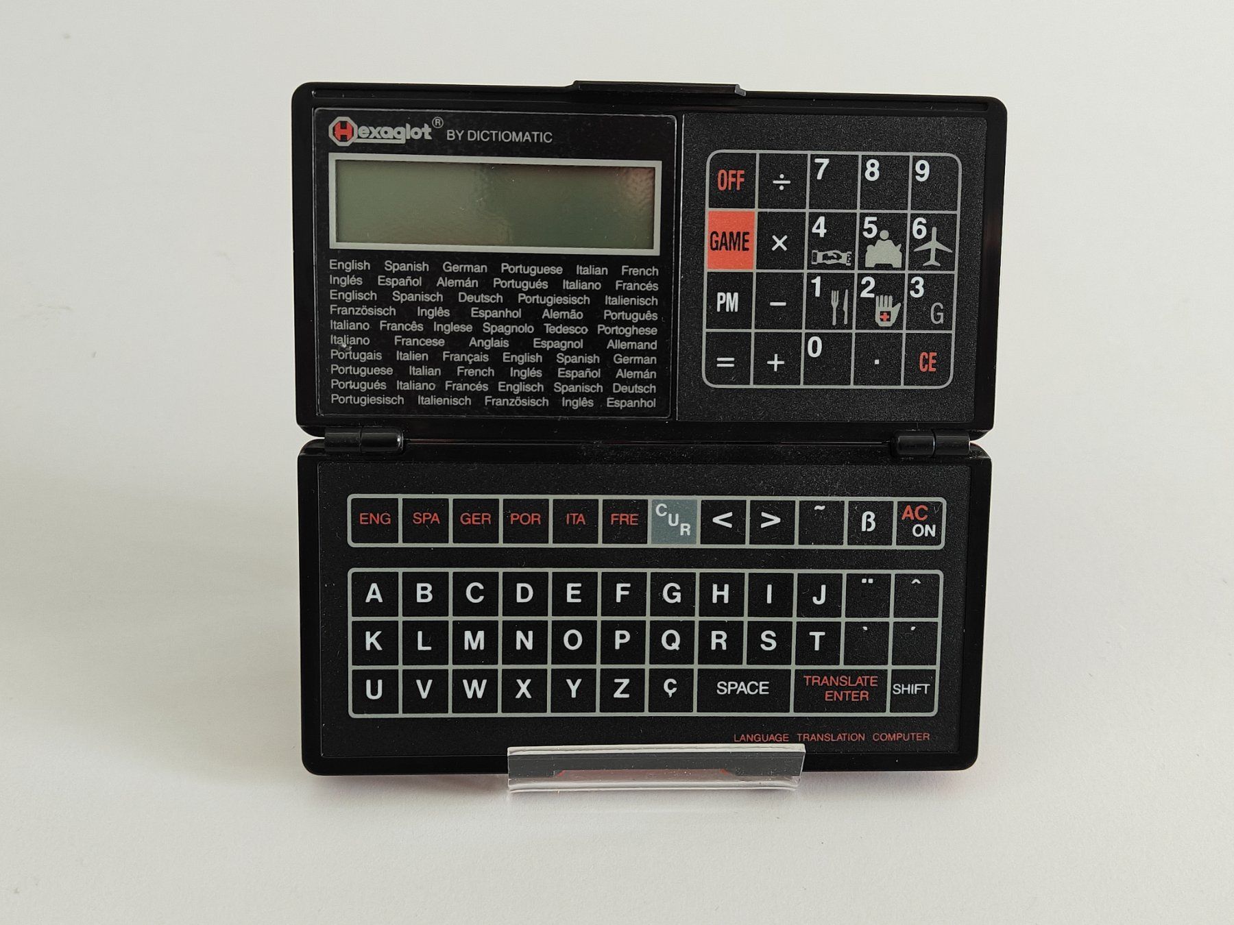 Palmari: Hexaglot Sprachcomputer - Language Translator - 1990er – Usato da Birr venduto da DisDas