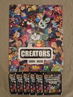 Panini creators album + 6 sticker packs
