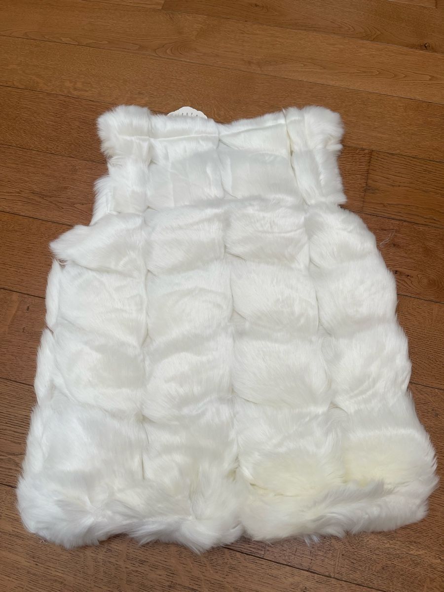 Gilet & Giacche senza maniche: Weisse Kunstfellweste / Gilet Neu – Nuovo e nell'imballaggio originale da Bassersdorf venduto da Sandy456 5