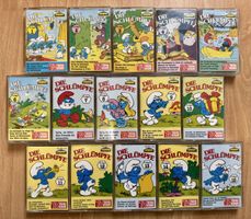 🚨 Die Schlümpfe, Hörspielkassetten, Karussell, komplett