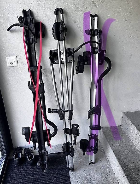 Dachträger: Thule Fahrrad Dachträger – Gebraucht aus flims dorf von schmetterling61281