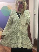 Tunika  Ibizalook  offwhite gold Grösse 38 neu
