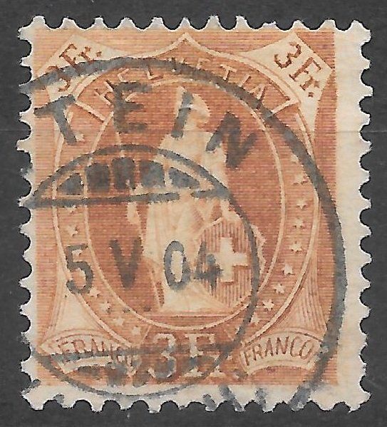 Tous les timbres: Stehende Helvetia No 72 E Stein ab fr. 1.- – D'occasion à St-Saphorin-Lavaux par Digit2