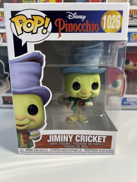 Funko Pop Pinocchio Et Jiminy Cricket - édition Movie Poster - Figurine Vinyle - NEUVE