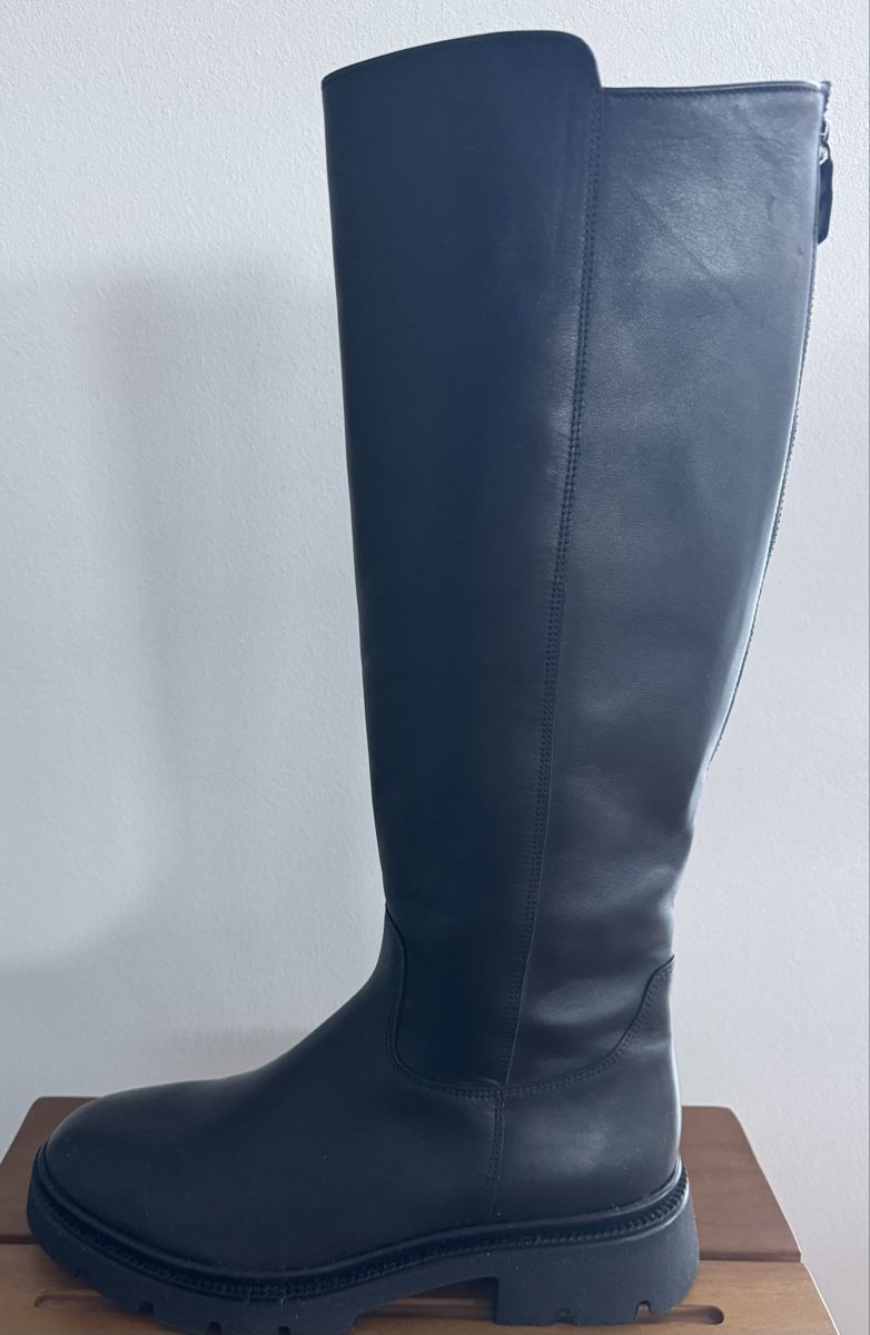 Gabor Damenschuhe: Gabor Langschaftstiefel Leder Schwarz, Gr. 7 1/2 – Neu (gemäss Beschreibung) aus Thun von Tasiba05 2