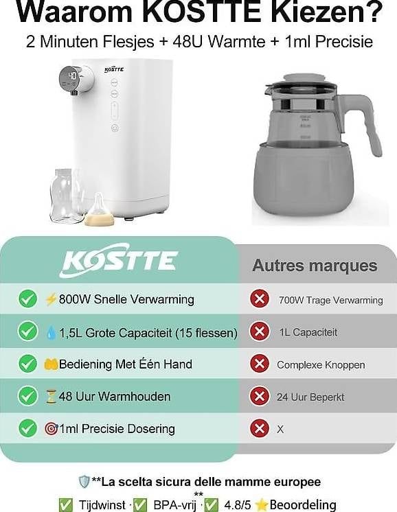 Elettrodomestici da cucina: KOSTTE Instant-Flaschenaufbereiter, Wasserspender – Nuovo (secondo la descrizione) da Kreuzlingen venduto da Best-Deal-Oase 7