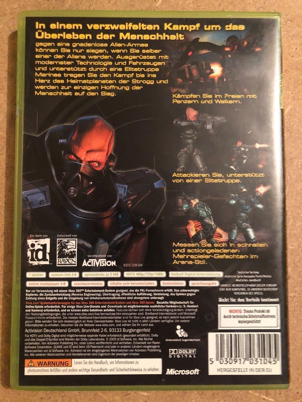 Spiele: Quake 4 für Xbox 360 – Gebraucht aus Kestenholz von Mad18 1