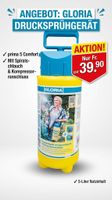 Gloria Drucksprühgerät prima 5 Comfort NEU
