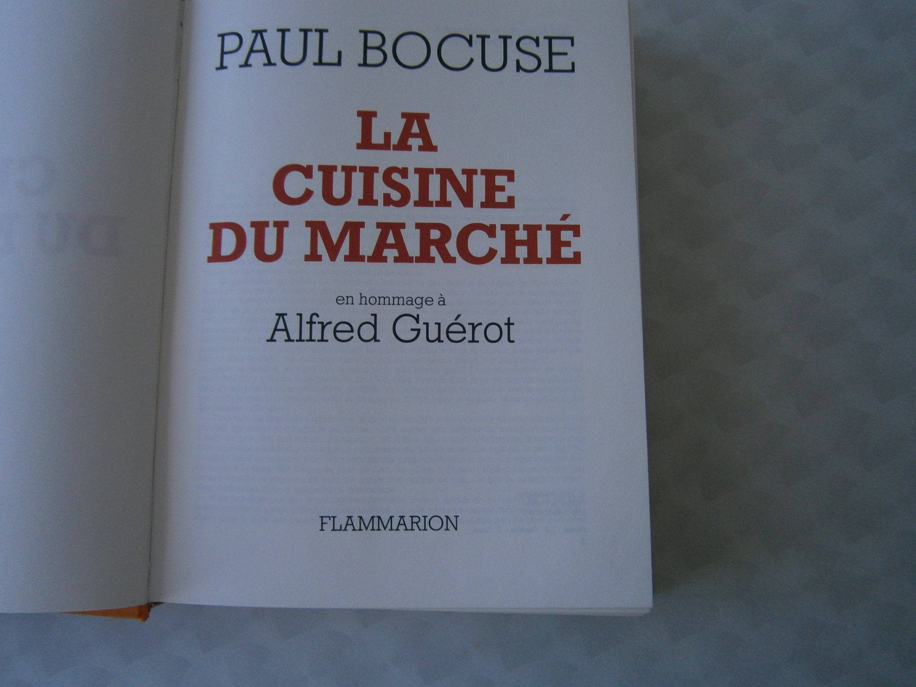 Libri: Paul Bocuse - La Cuisine Du Marché – Usato da Schwarzenburg venduto da lore09 1