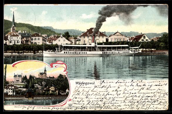 Cartes postales: AK Wädenswil, Ortsansichten – D'occasion à Berlin par bartko-reher