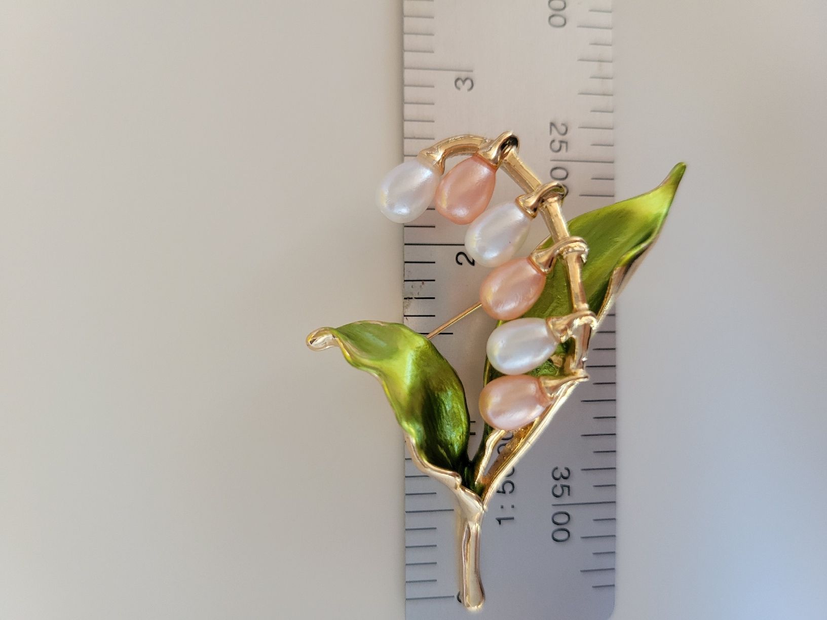 Spille & Fermagli: Broche représente un muguet , NEUF – Nuovo (secondo la descrizione) da Bernex venduto da Dariafr 4