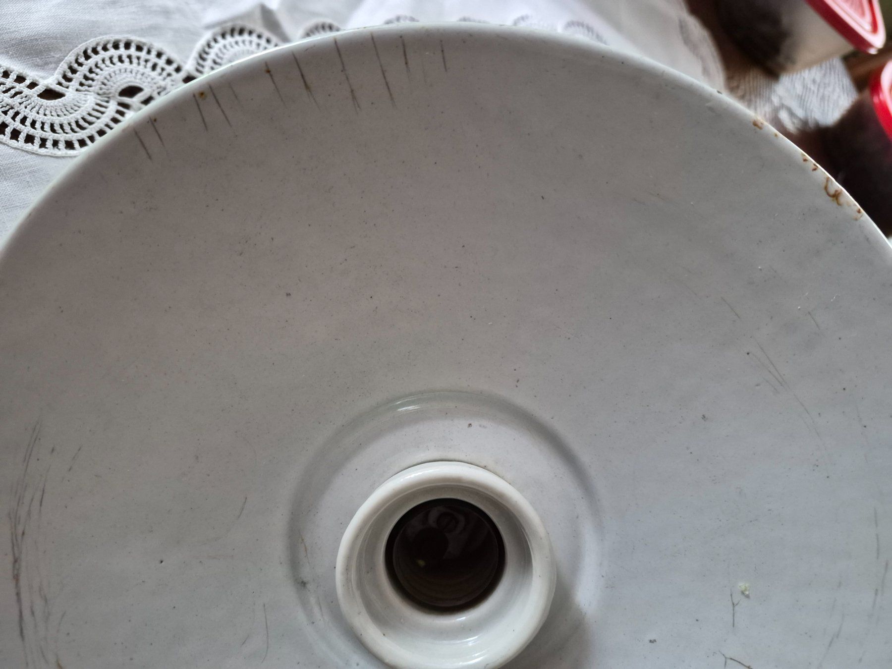 Lampade: Lampe ancienne en métal émaillé – Usato da charmoille venduto da mir_my9f 4