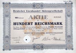 Deutscher Eisenhandel AG, Berlin - 1932