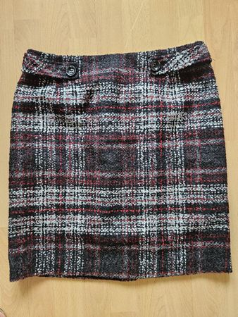 Steilmann Jupe  Gr. 40  Karo schwarz rot