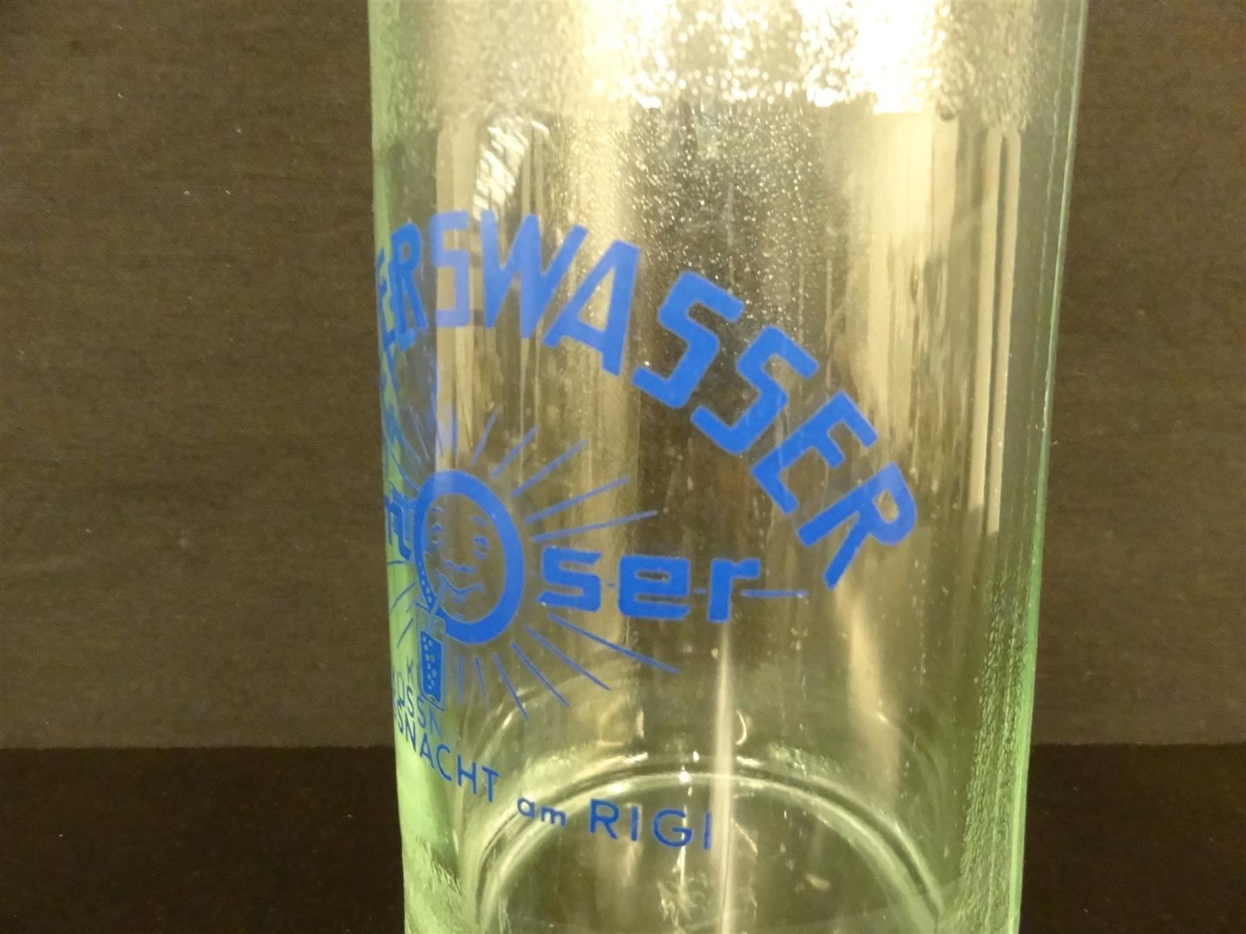 Bicchieri, Caraffe & Bottiglie: alte Flasche SELTERSWASSER MOSER 1963 – Usato da Kerzers venduto da Flaschenposten 4