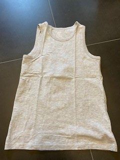 Trägershirt H&M 134/140 grau