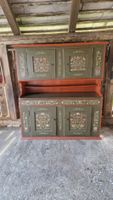 Schrank bemalt Landhausstil naturfarben guter Zustand