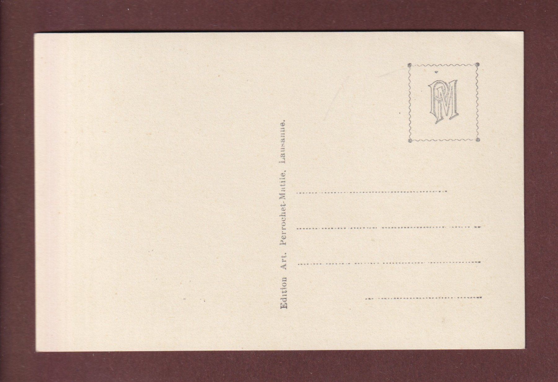 Cartoline postali: CHAMPERY - Vue totale – Usato da Pully venduto da nicecards-shop 1