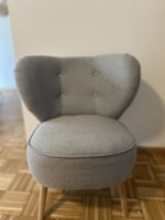 Bequemer und stilvoller Sessel in Grau (gebraucht, guter Zus