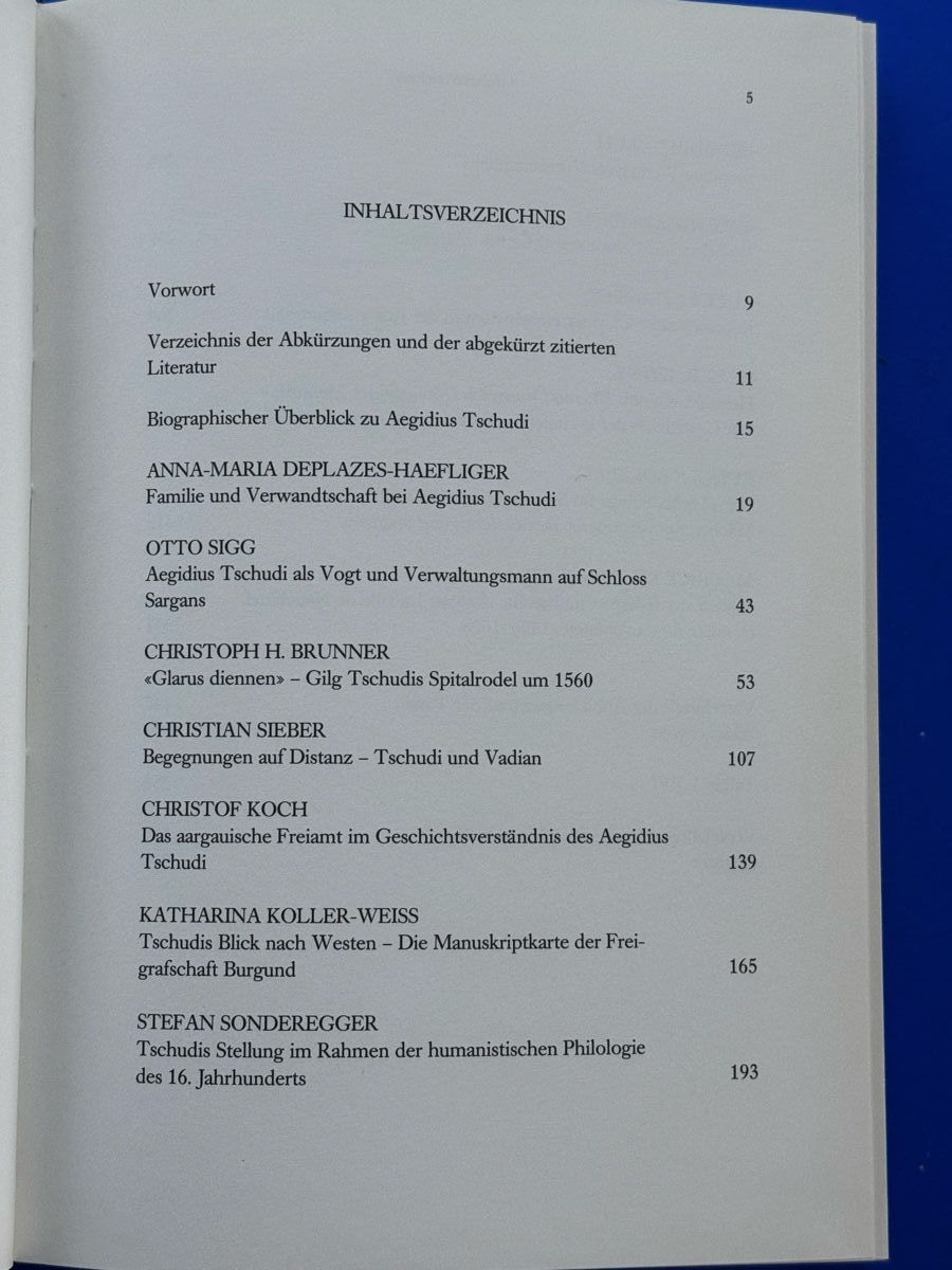 Libri: Aegidius Tschudi und seine Zeit. – Usato da Adliswil venduto da buch_und_kunst 2