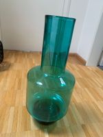 Glasvase Petrol gross guter Zustand