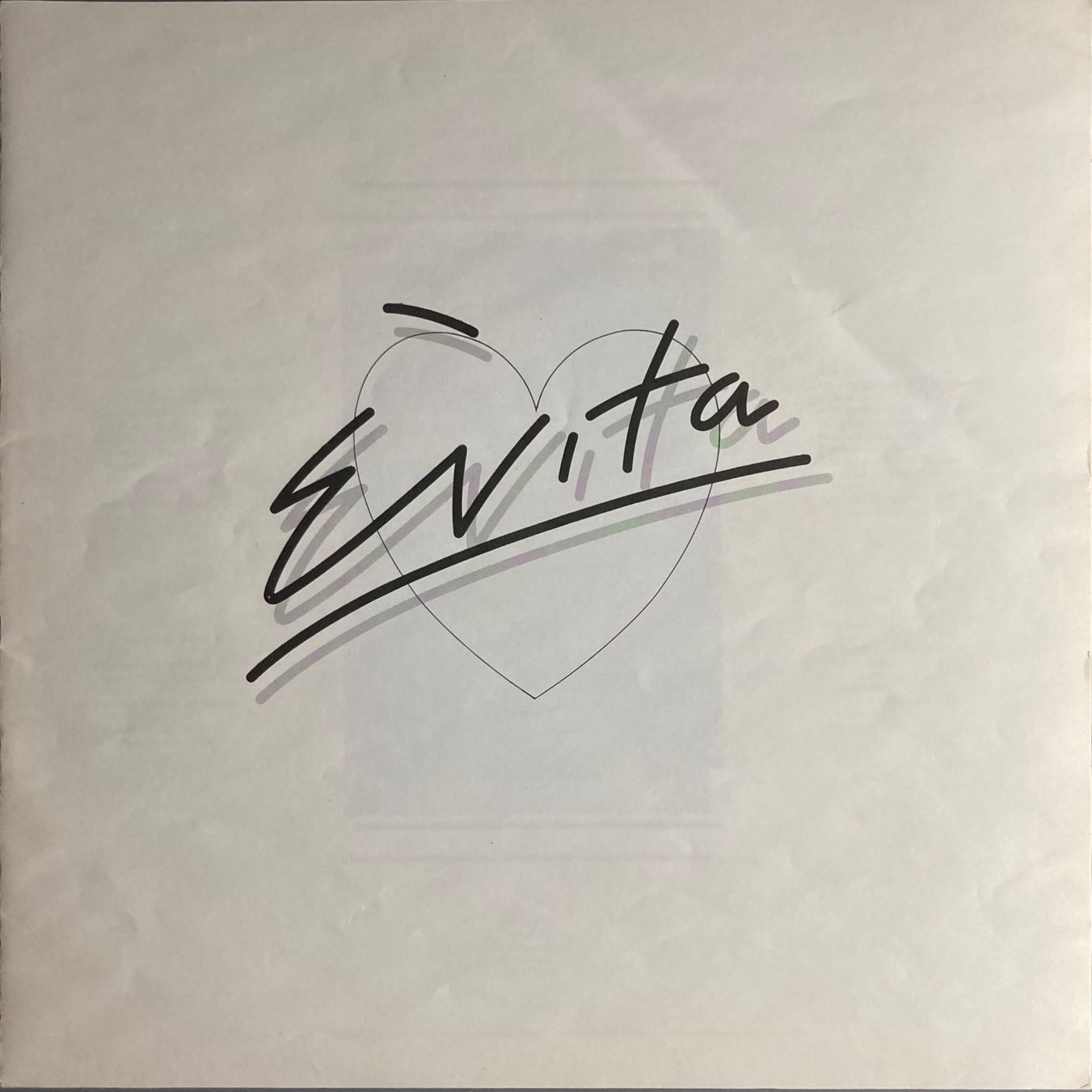 Dischi in vinile: ANDREW LLOYD WEBER AND TIM RICE - EVITA – Usato da Poliez-Pittet venduto da Newtown-Records 2