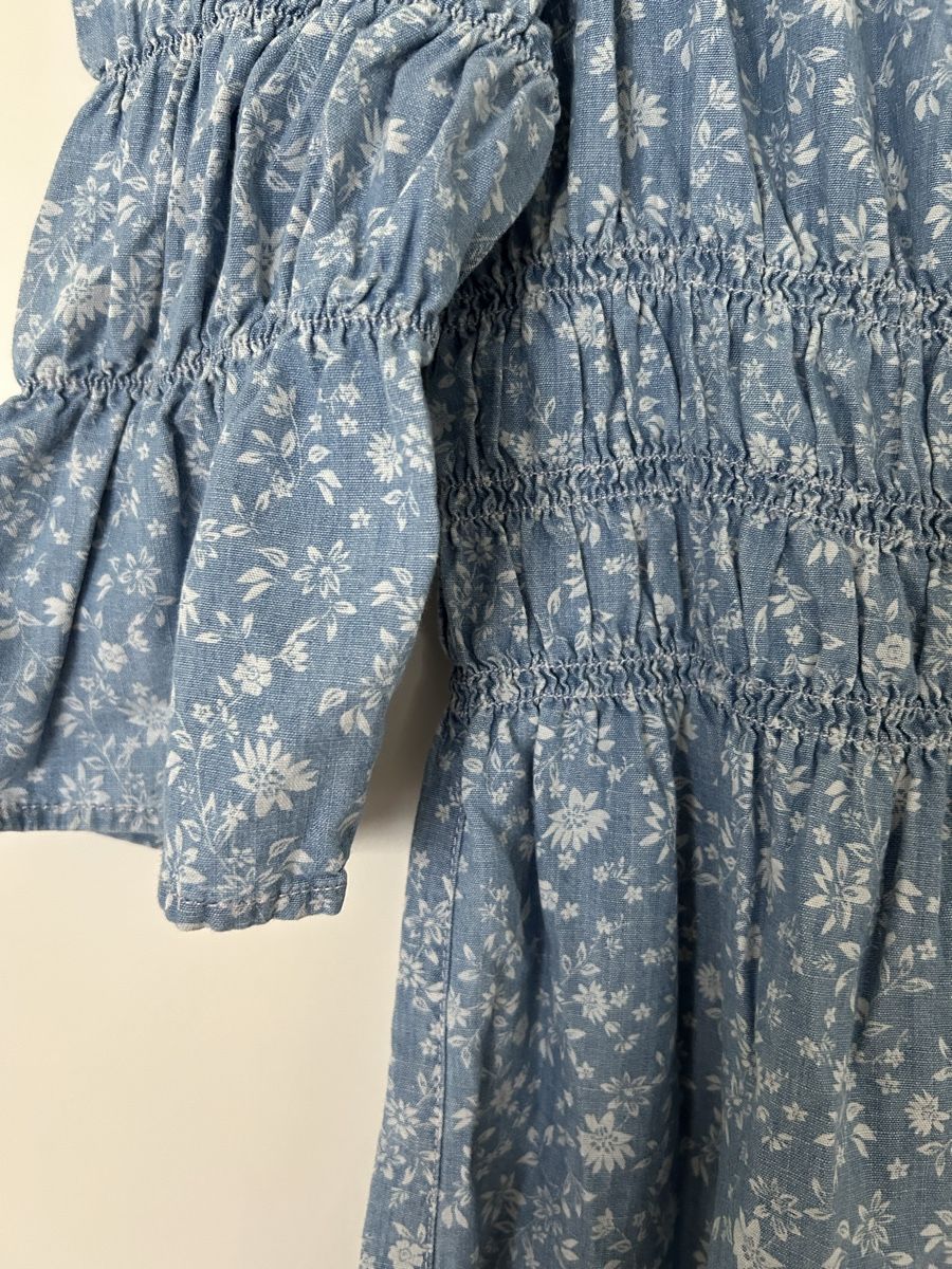 Topshop Kleider: Blaues Blumenkleid  – Gebraucht aus Luzern von leo_dp2d 2