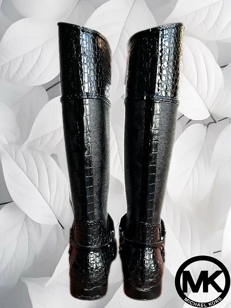 Michael Kors Scarpe da donna: Bottes Michael Kors MK Croco Tall Rainboot – Usato da Pont (Veveyse) venduto da pil_k9jp 3