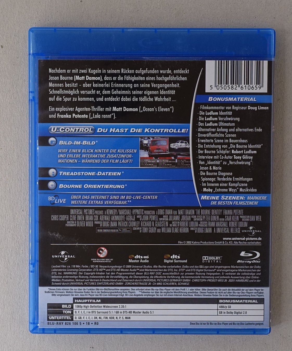 Alle DVDs: Die Bourne Identität – Gebraucht aus Sessa von fraenklishop 1