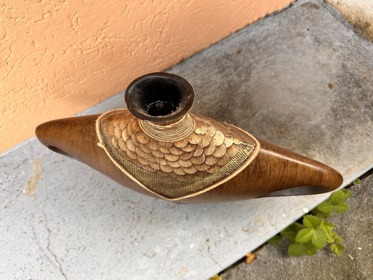 Vasi & Recipienti: Vase, Holz, afrikanischer Stil – Usato da Zürich venduto da marusapulmi 1