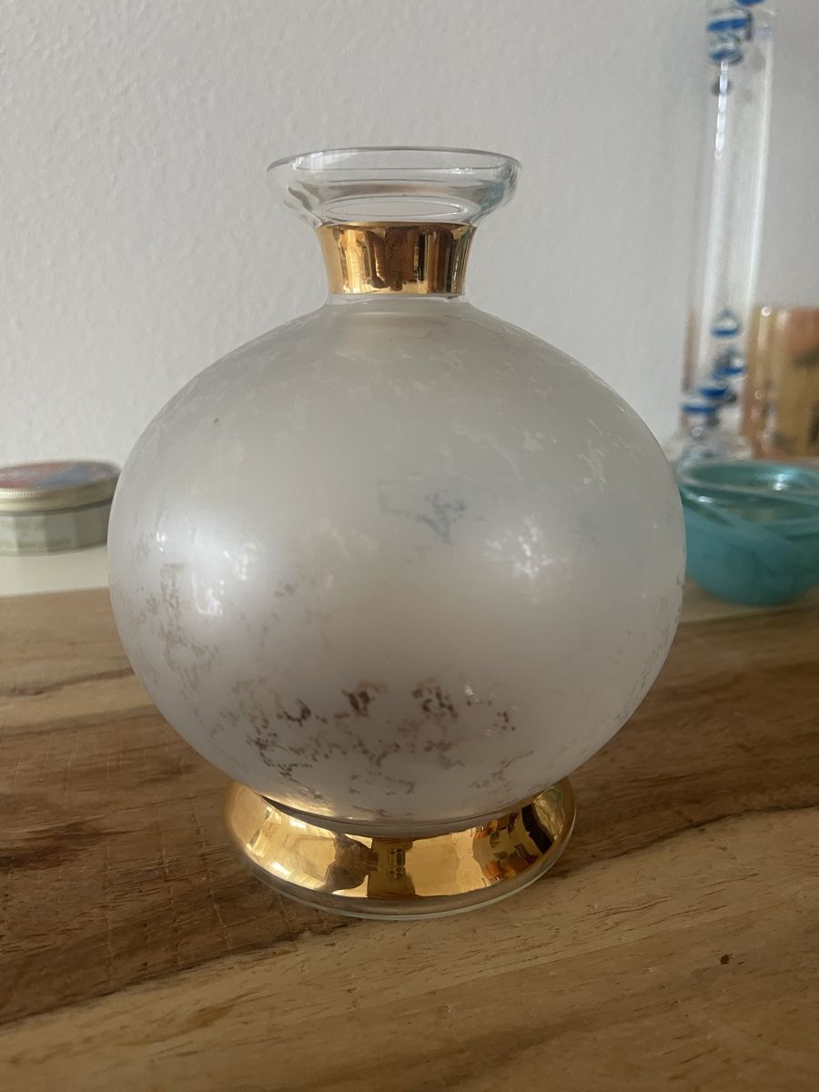 Caraffe: Karaffe mit Golddekor Biedermeier/Jugensstil – Usato da Elsau venduto da isidobrany09 6