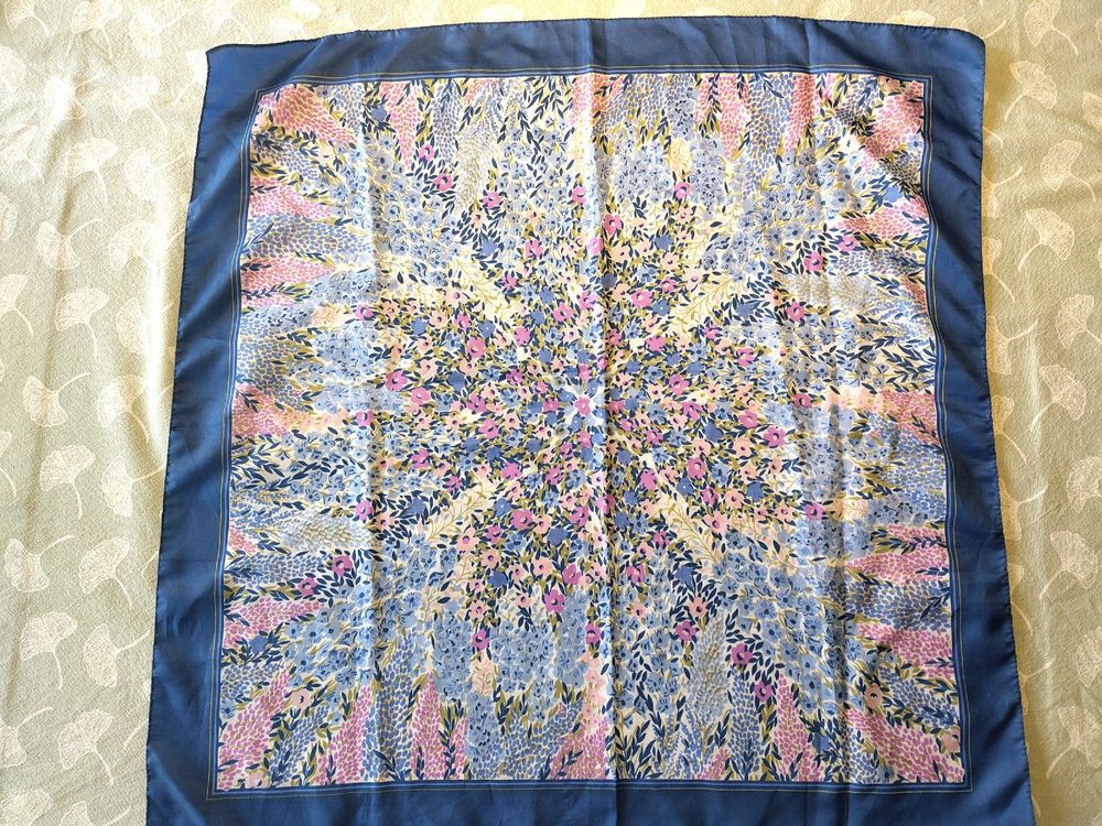 Damenhanschuhe Mit Blumenmuster – Vintage-Opernstil, Kurz, 8,5 X 27 Cm, Grau-blau, Perfekt Für Kostüme, Hochzeiten & Partys