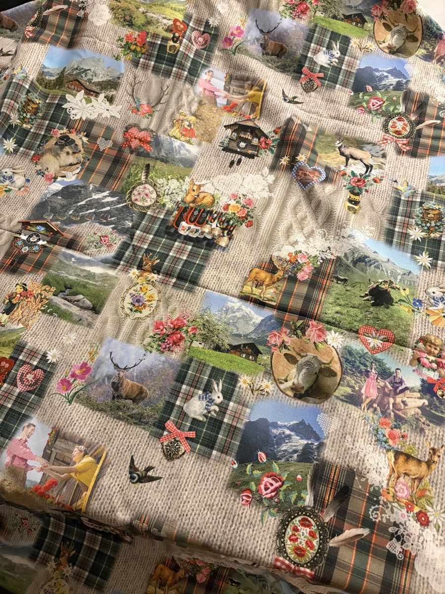 Coperte: Schweizerdecke Tagesdecke Stoff - 138cm x 300cm – Nuovo (secondo la descrizione) da Leibstadt venduto da Shopcity