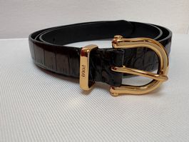 Polo Ralph Lauren Gürtel Croc embossed (S/80cm)