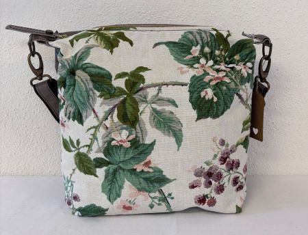 Leder/Stoff-Umhängetasche von Pro Alps, Tessiner Handwerk