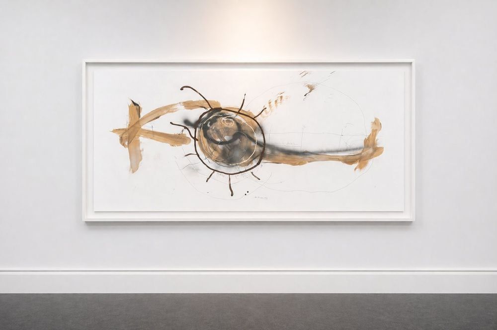 Gemälde: Abstract 200 × 105 cm – Gebraucht aus Dagmersellen von vvinteriorhome