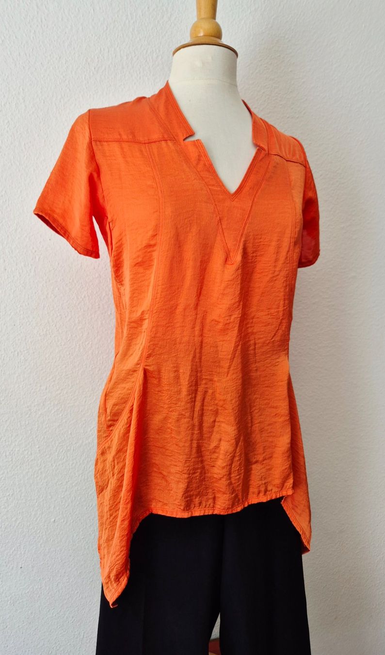 Girbaud Tuniche: MARITHÉ + FRANÇOIS GIRBAUD TUNIKA BLUSE TOP XS S SHIRT – Nuovo (secondo la descrizione) da Elsau venduto da the-colorful-side 1