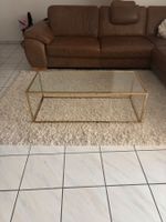 Couchtisch mit Glasplatte , Westwing Collection Maya