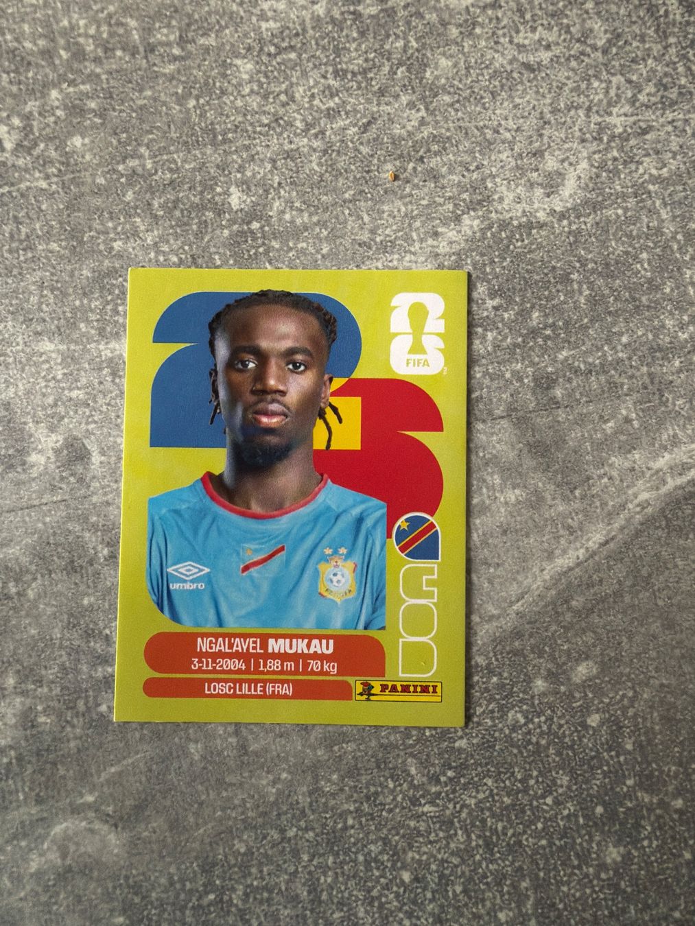 Panini Carte collezionabili: Panini  Ngal'avel Mukau COD9 – Usato da Pfeffingen venduto da Fantasy1971