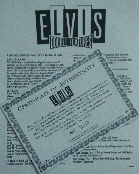 CDs: Presley Elvis: Double Features 4CD  Numbered 10347 – Neu (gemäss Beschreibung) aus Steinhausen von Vilivinili 3