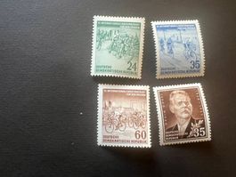 DDR 1953 Nr. 354-357  * (5544)