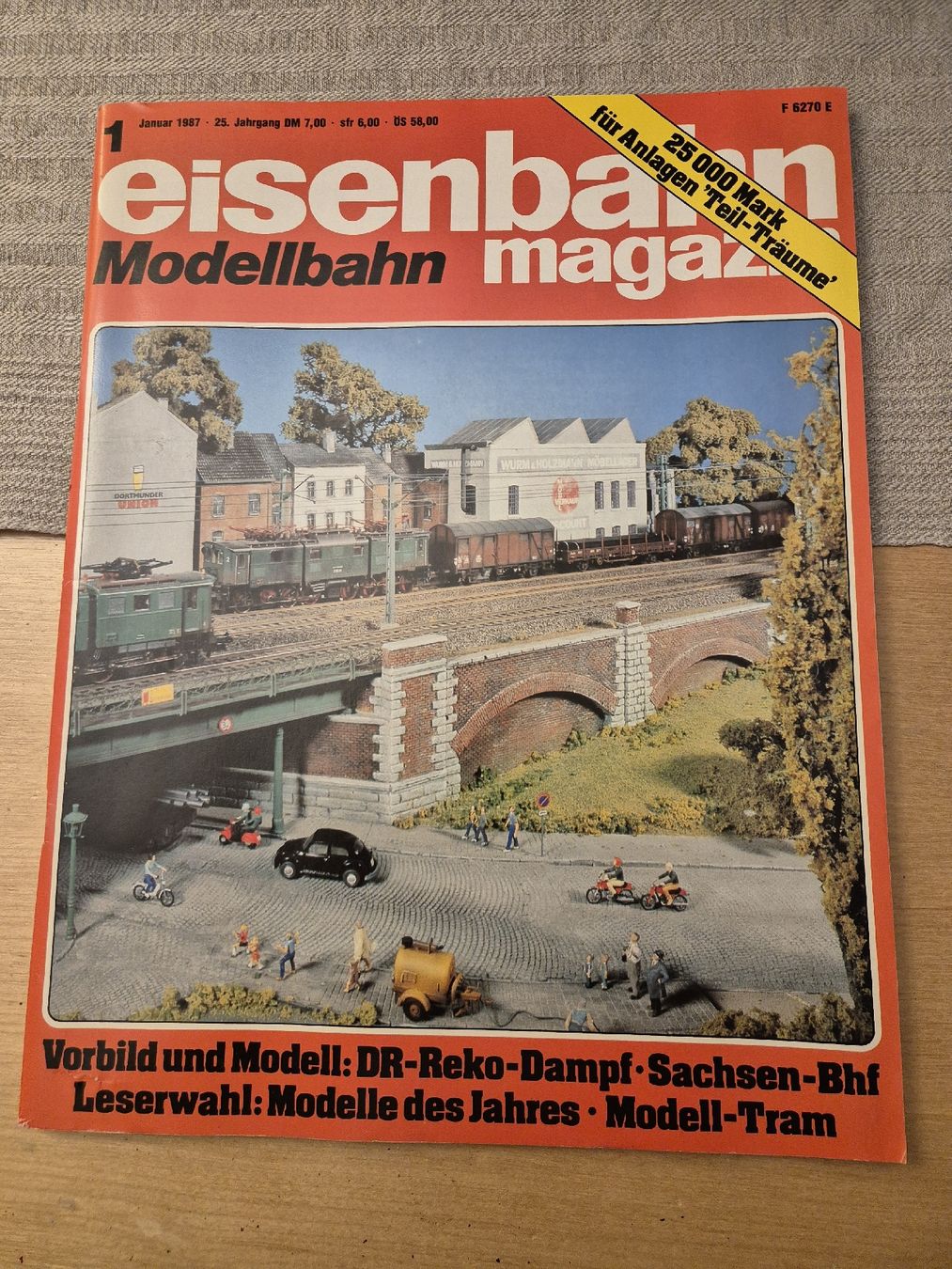 Riviste & Magazine: Eisenbahn Modellbahn Magazin 1987 – Usato da Ehrendingen venduto da Amigo5