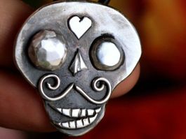 AMOR ETERNO Maske Silberanhänger, SILVER MIRAGE Series #2