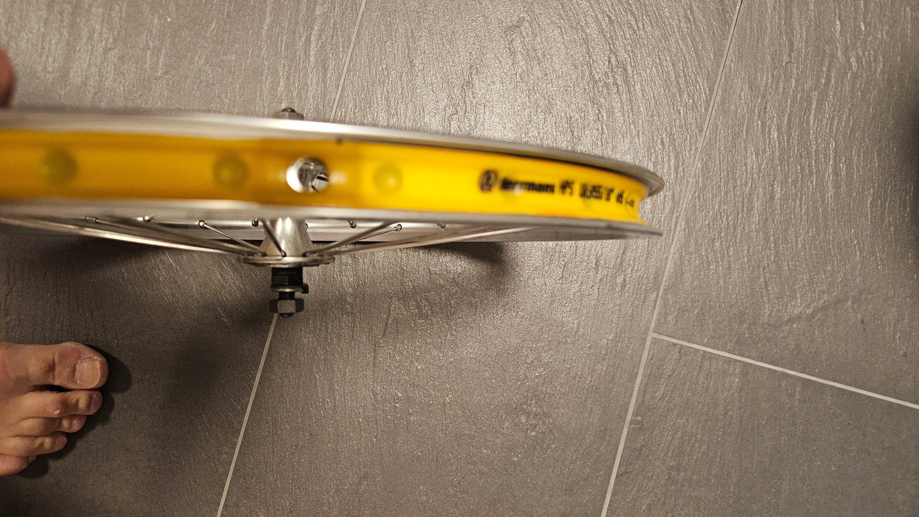 Brompton Pezzi di ricambio: Brompton Vorderrad silber – Usato da Frauenfeld venduto da Nasty11