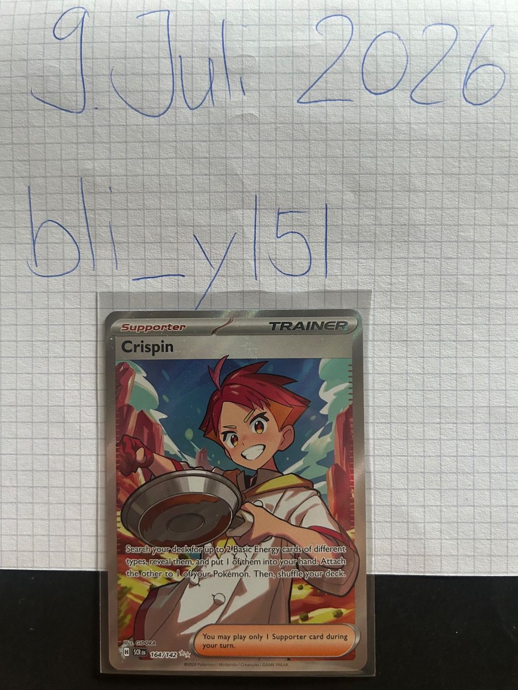 Pokémon Sammelbilder & Trading cards: ENG - Crispin #164 - Stellar Crown – Neu (gemäss Beschreibung) aus Zürich von bli_yl5l 2