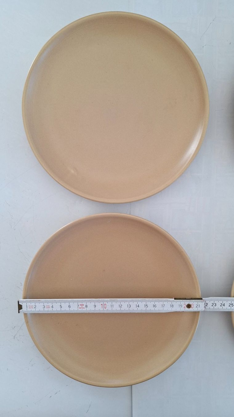 Rössler Piatti: 6 Teller Beige Rössler ? Teller Geschirr Set Vintage Look – Usato da Opfikon venduto da Diversamente 4